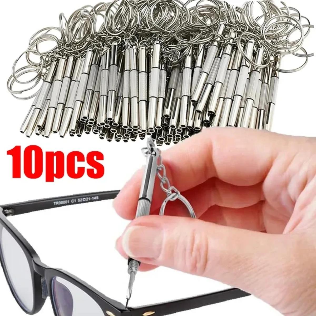 Watch Repair Tool Kit - 1/2/10pcs Mini 3 in1 Screwdriver Eyeglass