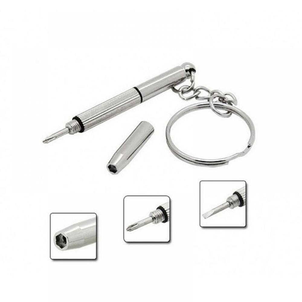 Watch Repair Tool Kit - Portable 3 In 1 Screwdriver Eyeglass