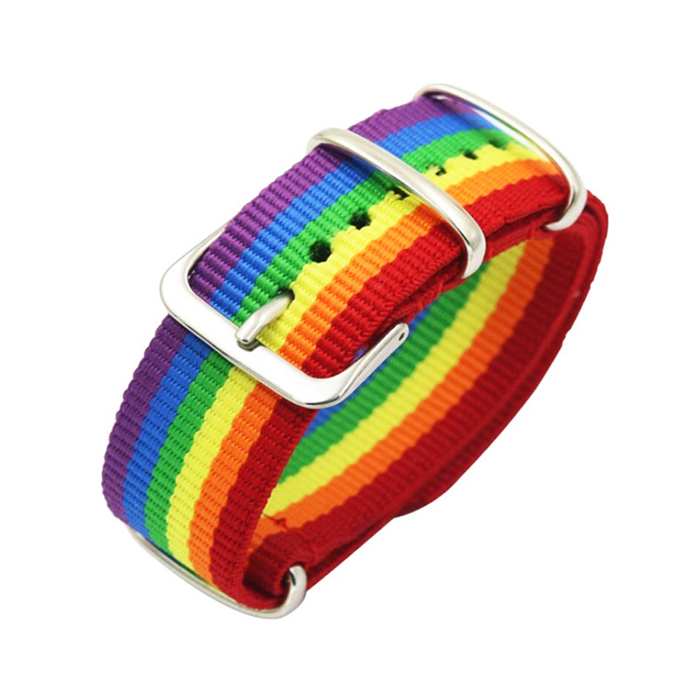 Jewelry Type Watches - Nóng Nylon Rainbow Vòng Tay Cho