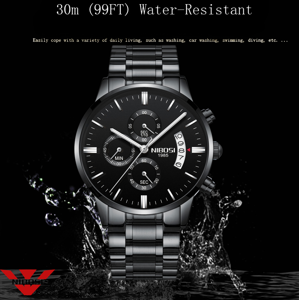 Đồng Hồ Nam NIBOSI Thép Không  - đánh giá và giá Jewelry Inspired Watches