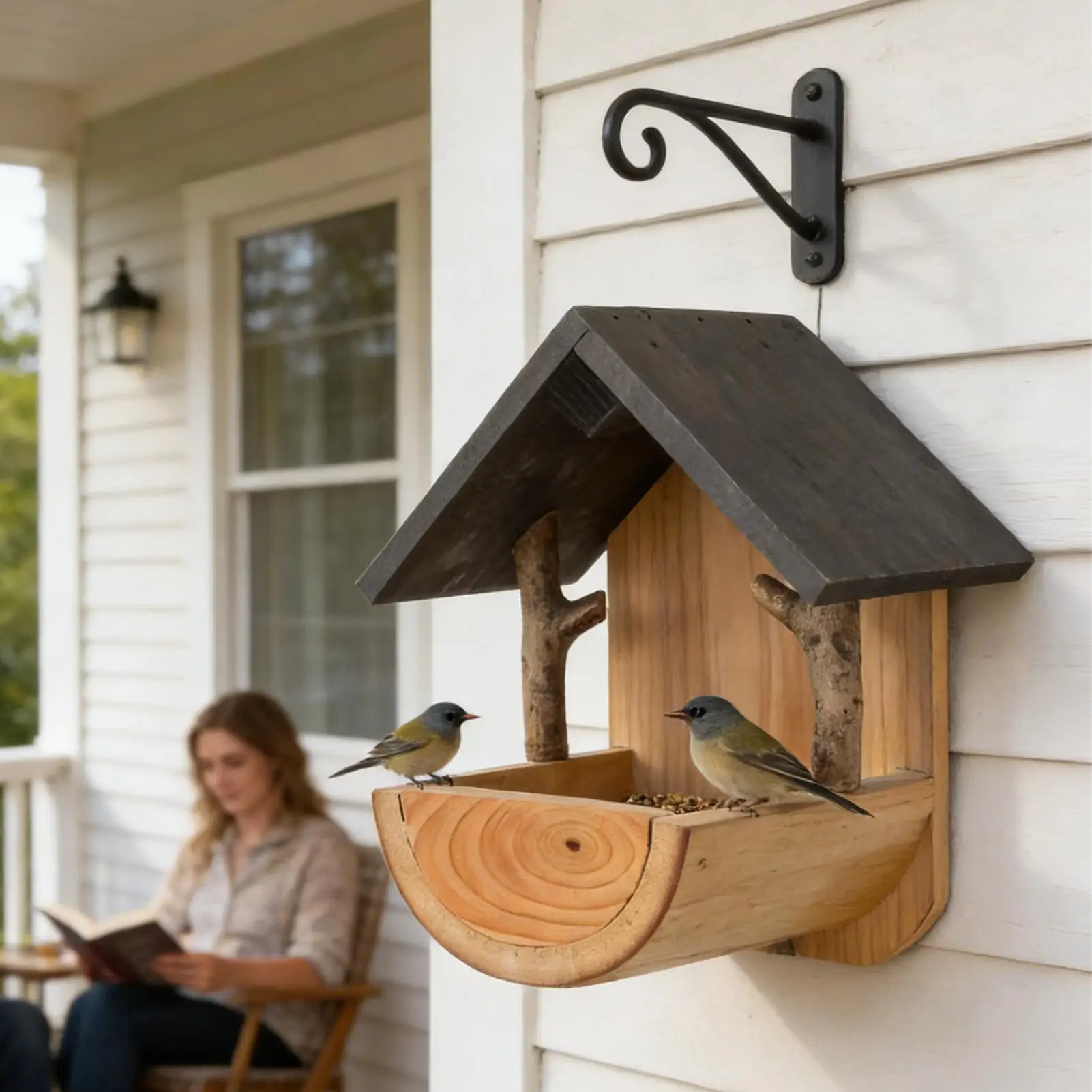 Wall Mount Wooden bird feeder  - đánh giá và giá Watches & Jewelry Repair Center New York Reviews