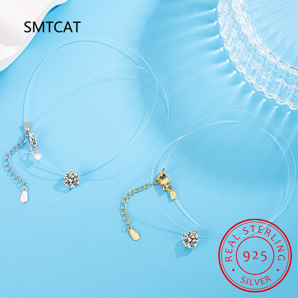 0.5-2CT D Color Moissanite Nec - đánh giá và giá Crystal Choker Necklace