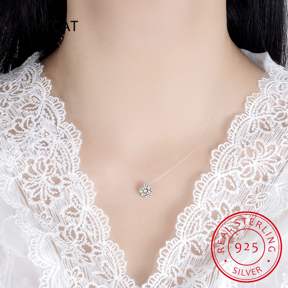 0.5-2CT D Color Moissanite Nec - đánh giá và giá Crystal Choker Necklace