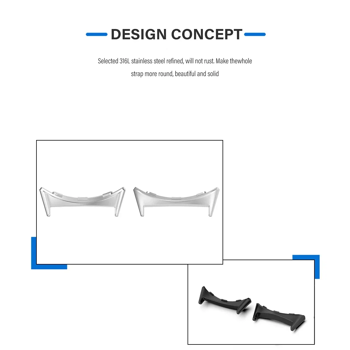 2pcs Watch Strap Connector Ada - đánh giá và giá Watch Strap Replacement