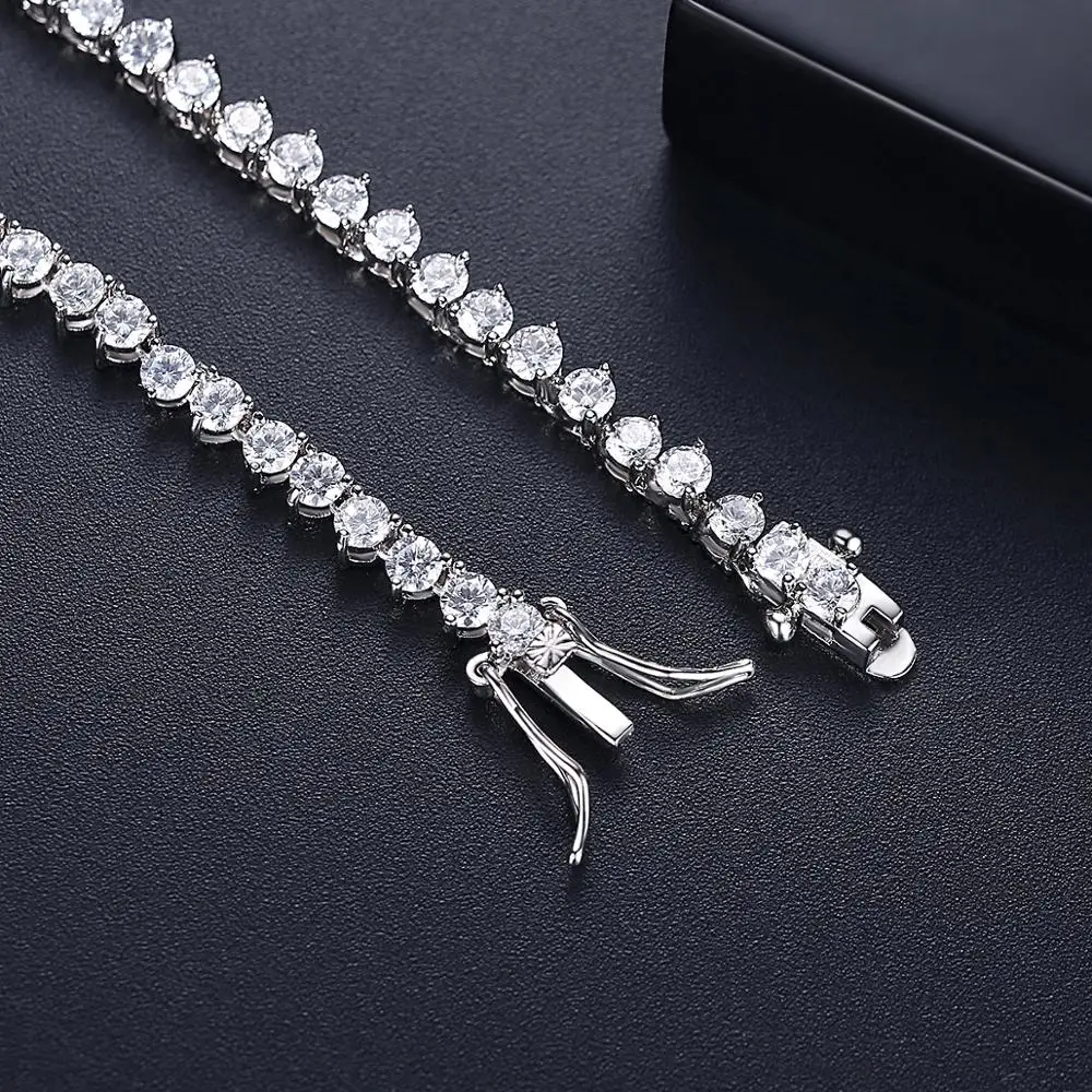 Luxury Designer 7MM Iced Out T - đánh giá và giá Crystal Choker Necklace