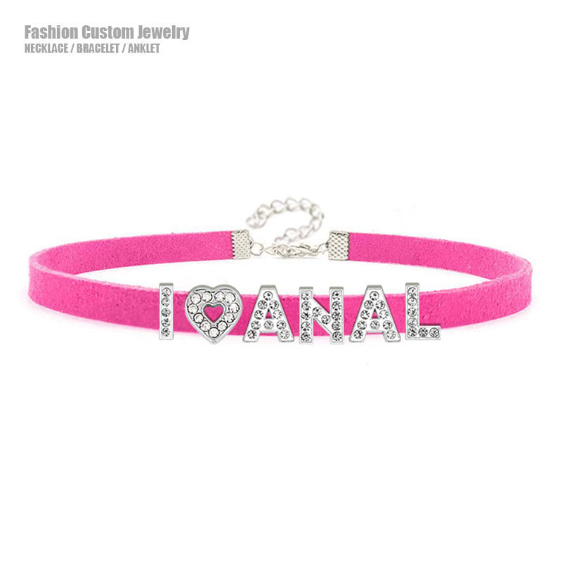 Sexy Hot Rhinestone Letters I  - đánh giá và giá Crystal Choker Necklace