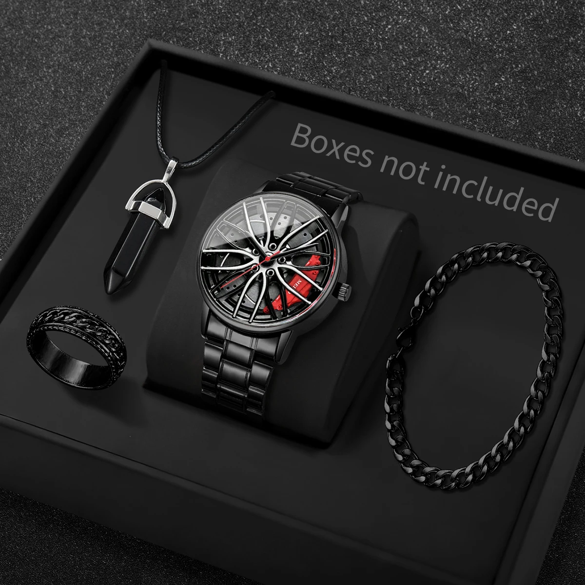 4PCS/Set Fashion 3d Car Wheel  - đánh giá và giá Jewelry Type Watches