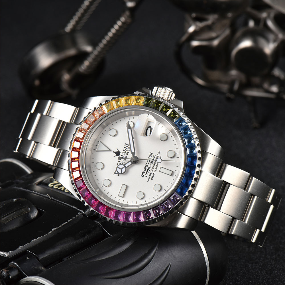 40mm Luxury Diving Men's Watch - đánh giá và giá Watch Strap Replacement