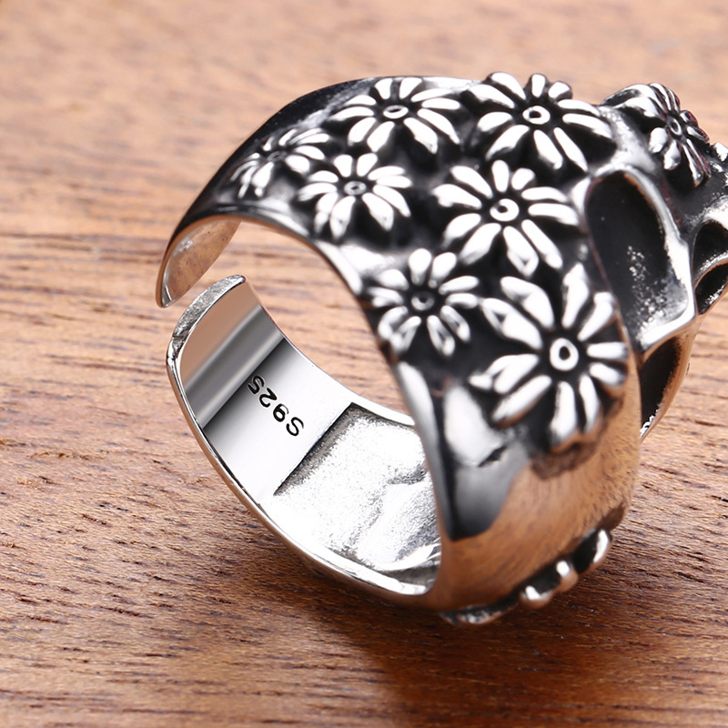 925 sterling silver skull ring - đánh giá và giá Sterling Silver Ring