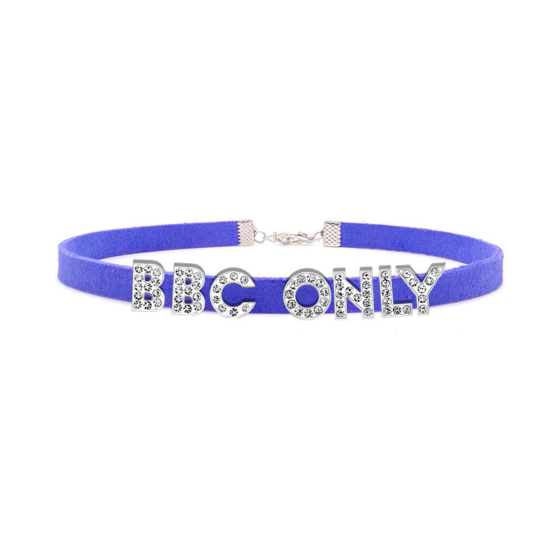 Rhinestone Letter BBC ONLY Nec - đánh giá và giá Crystal Choker Necklace