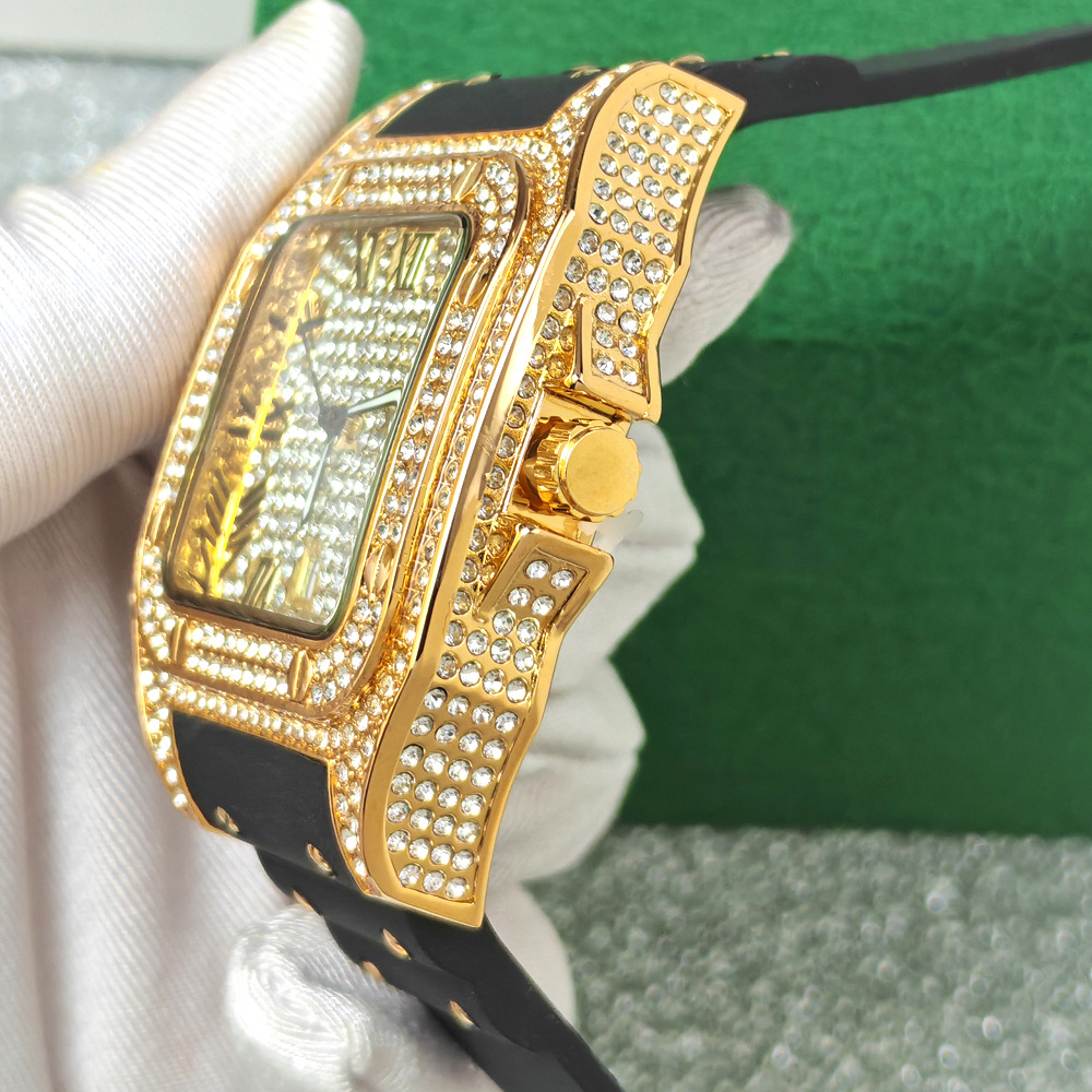Hot Fashion Square Full Diamon - đánh giá và giá Jewelry Type Watches