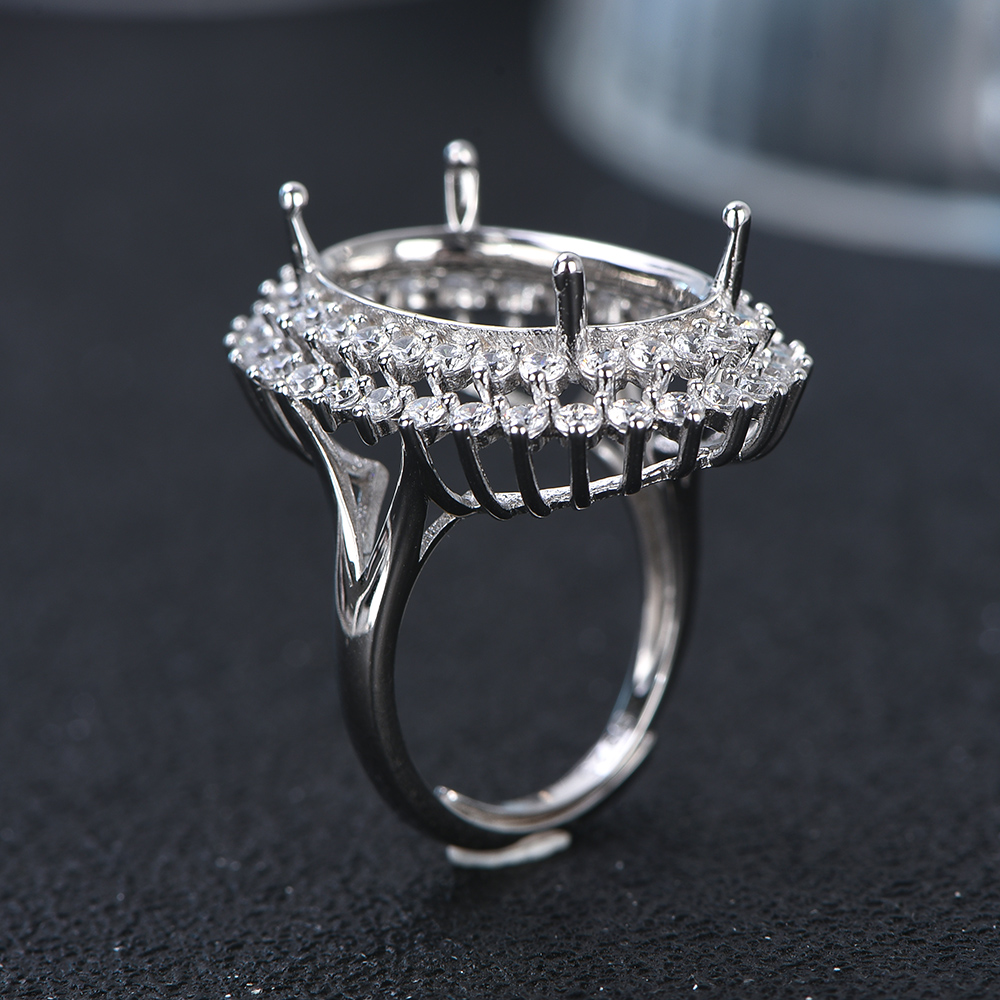 13x18mm S925 Sterling Silver R - đánh giá và giá Sterling Silver Ring