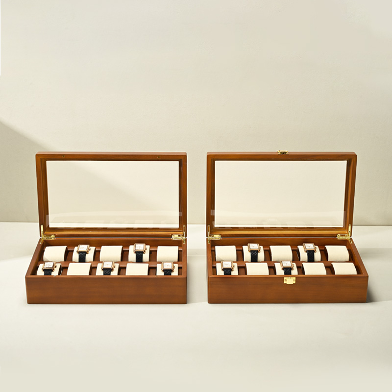 Oirlv 10 Grids Watch Box Woode - đánh giá và giá Jewelry Type Watches