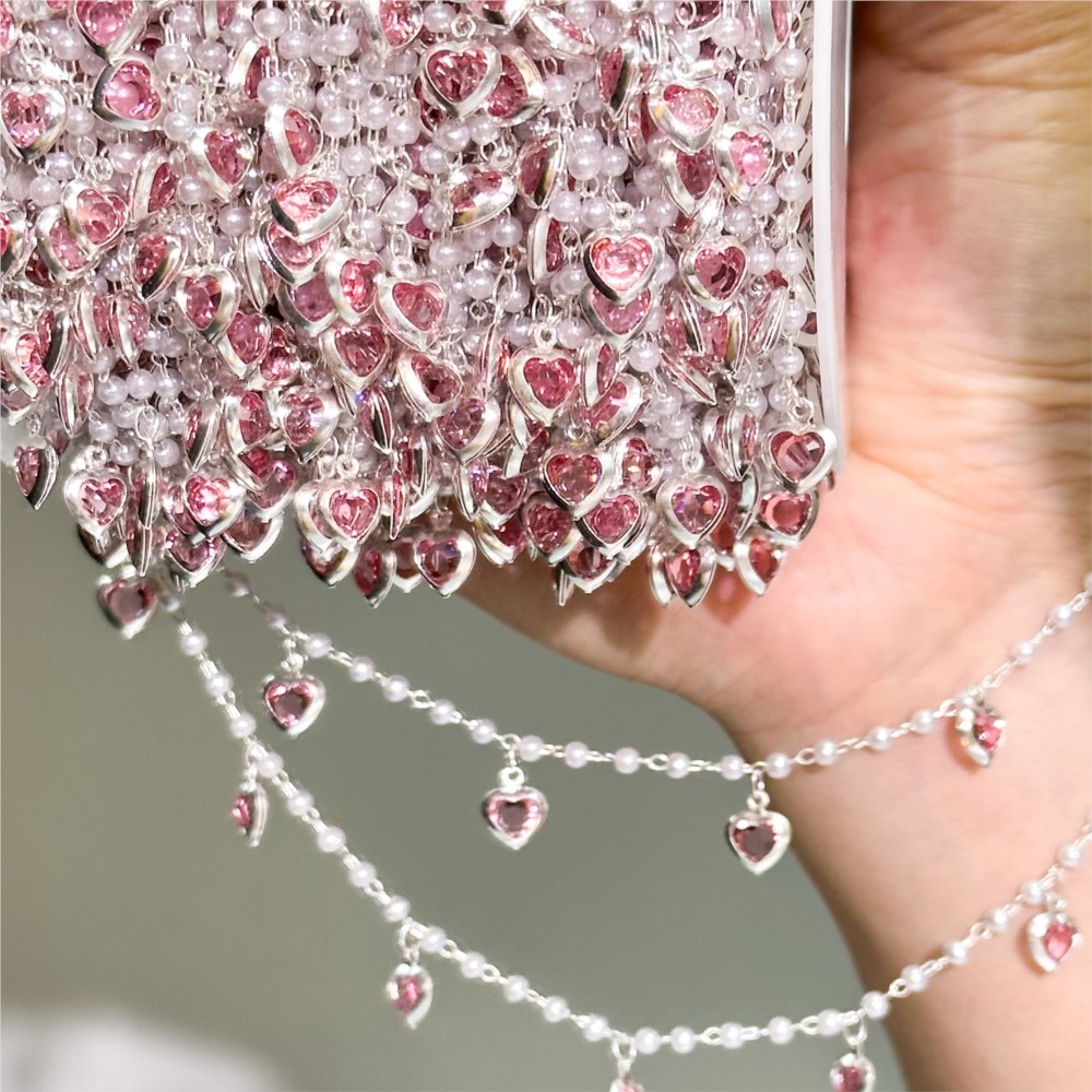 0.5Meter/1Meter Pink Crystal H - đánh giá và giá Crystal Choker Necklace