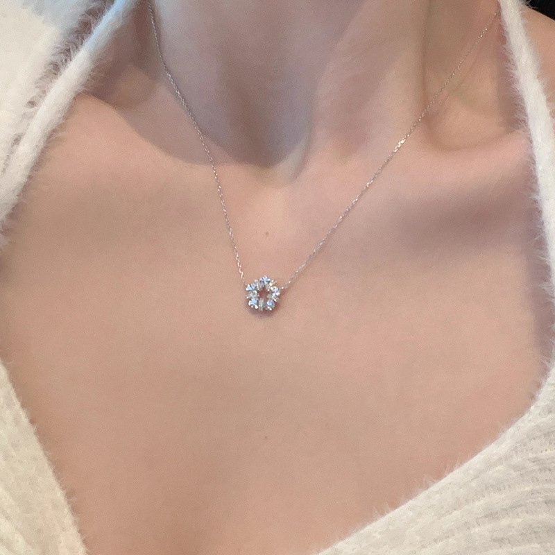 925 Sterling Silver Exquisite  - đánh giá và giá Crystal Choker Necklace