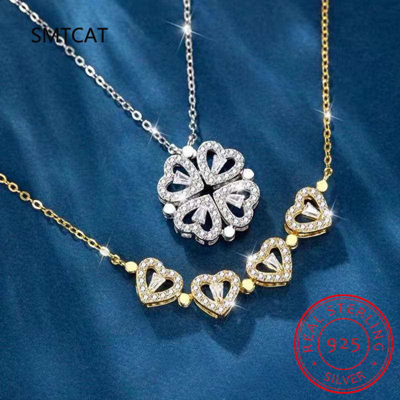 D-Color VVS1 Moissanite Clover - đánh giá và giá Crystal Choker Necklace