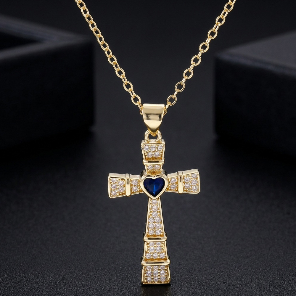 Fashion Cubic Zirconia Cross P - đánh giá và giá Crystal Choker Necklace