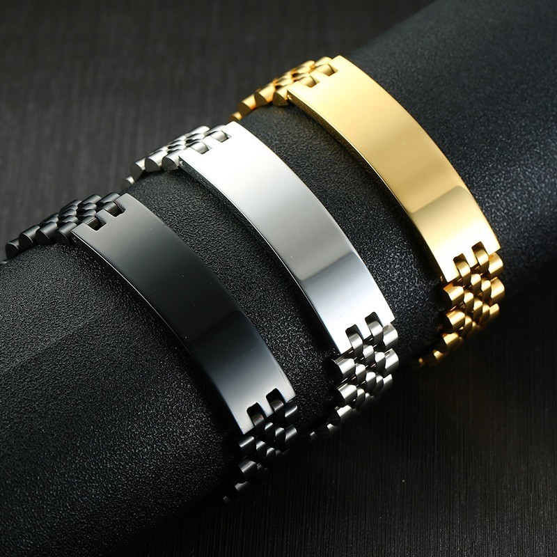 Vnox Nam Rộng 15 Mm ID Thẻ Vòn - đánh giá và giá Jewelry Type Watches