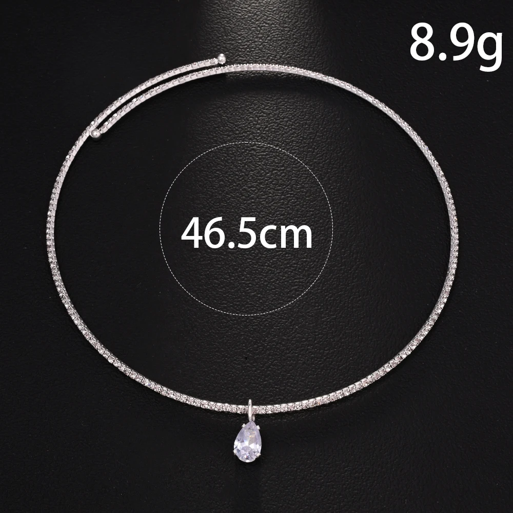 Stonefans Water Drop Pendant C - đánh giá và giá Crystal Choker Necklace