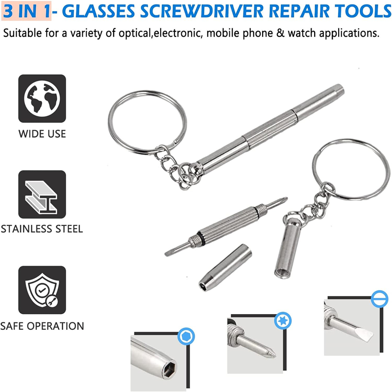 Mini Hand Glasses Screwdrivers - đánh giá và giá Watch Repair Tool Kit