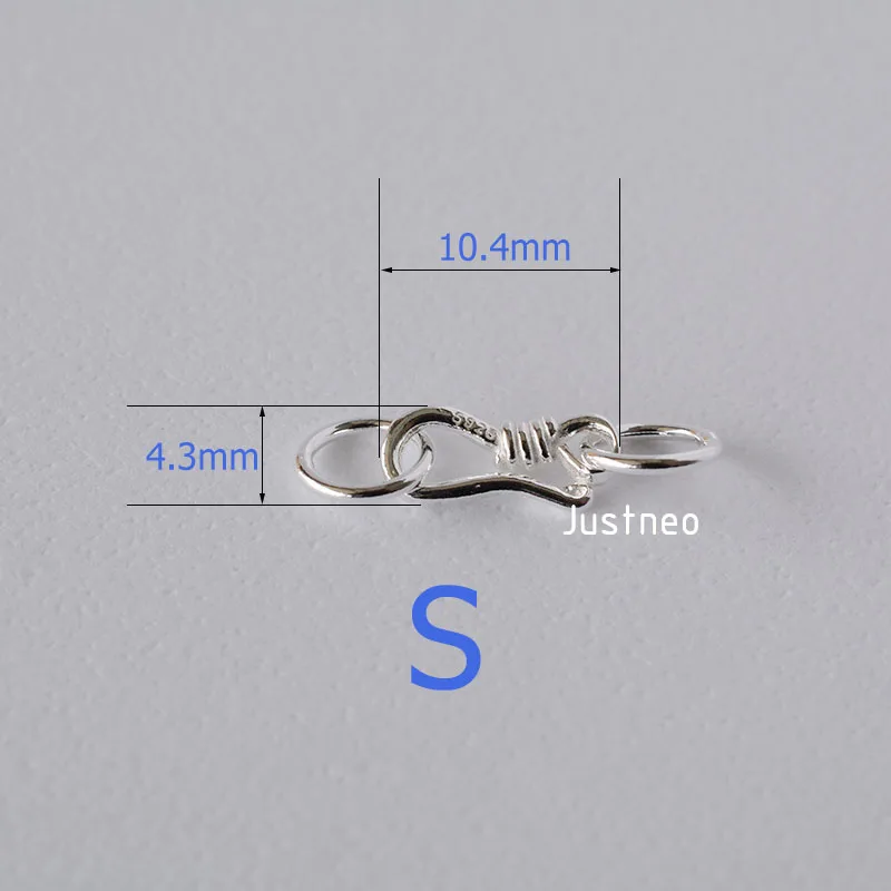 Bông S Móc & Mắt Cá Khóa Đóng  - đánh giá và giá Sterling Silver Ring