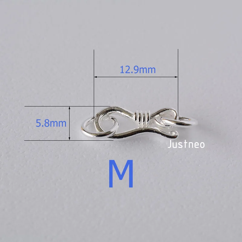 Bông S Móc & Mắt Cá Khóa Đóng  - đánh giá và giá Sterling Silver Ring