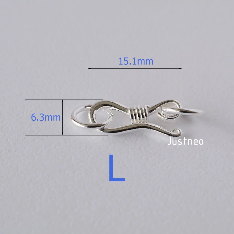 Bông S Móc & Mắt Cá Khóa Đóng  - đánh giá và giá Sterling Silver Ring